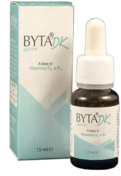 Integratore Byta DK con Vitamina D e K, gocce 15ml