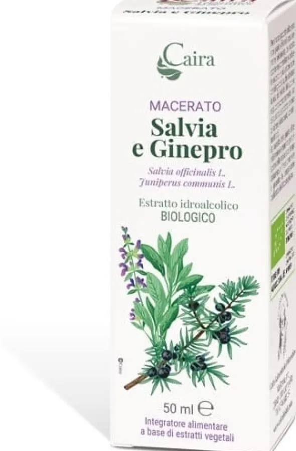 Integratore Caira Salvia e Ginepro BIO, gocce 50ml