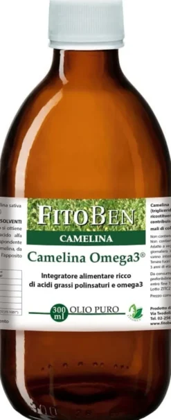 Integratore Camelina Omega 3 olio puro, 300ml
