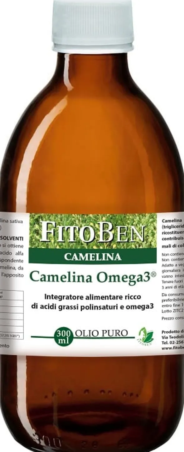 Integratore Camelina Omega 3 olio puro, 300ml
