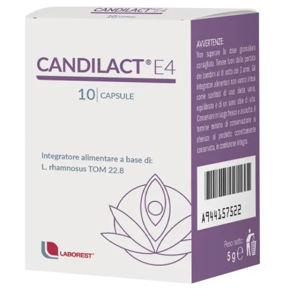 Integratore Candilact E4 probiotico, 10 capsule