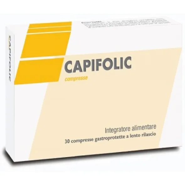 Integratore Capifolic gastroprotette per l'omocisteina, 30cpr