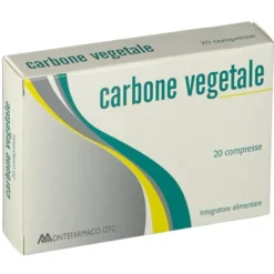 Integratore Carbone Vegetale 20 compresse per meteorismo