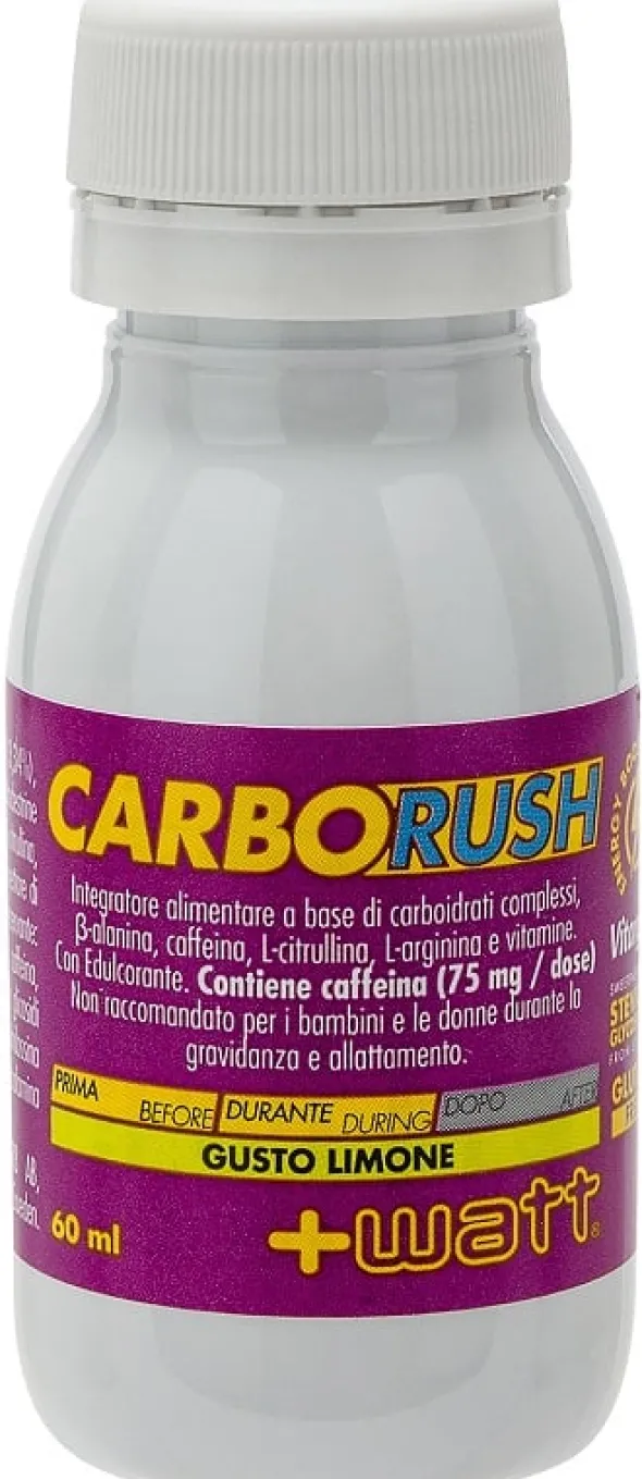 Integratore Carbo Rush gusto limone energia sportiva, 60ml
