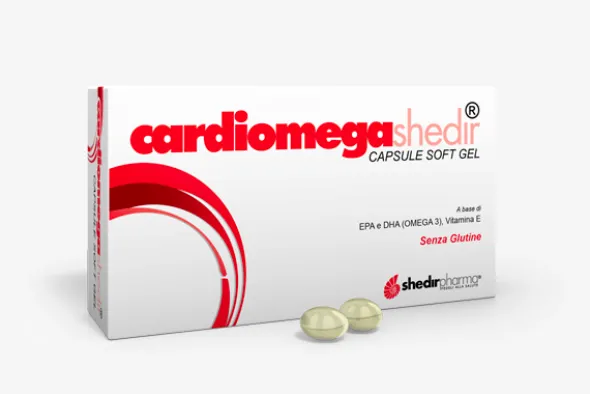 Integratore Cardiomega Shedir Omega 3 e Vitamina E, 30 capsule