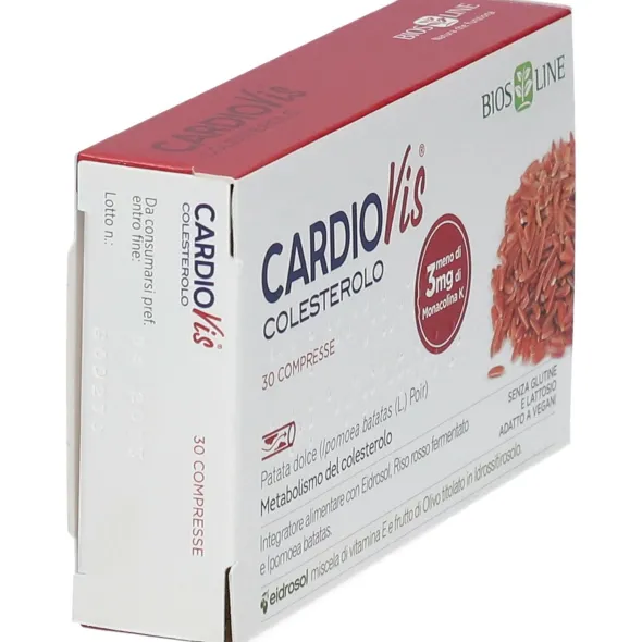 Integratore Cardiovis Colesterolo, 30 compresse