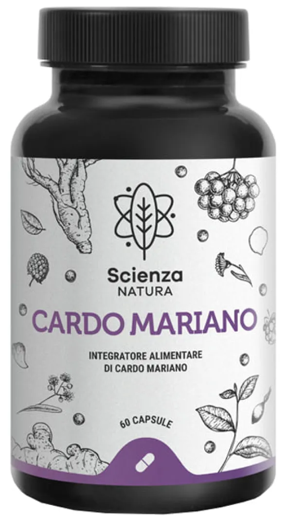 Integratore Cardo Mariano SN per fegato e digestione, 60 capsule