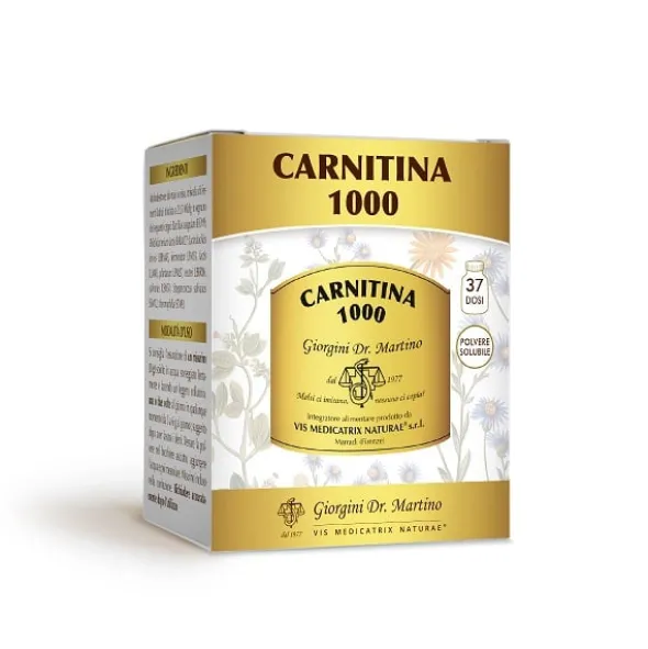Integratore Carnitina 1000 polvere solubile, 100g