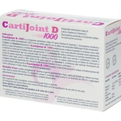 Integratore Cartijoint D 1000 per ossa e muscoli, 20 bustine