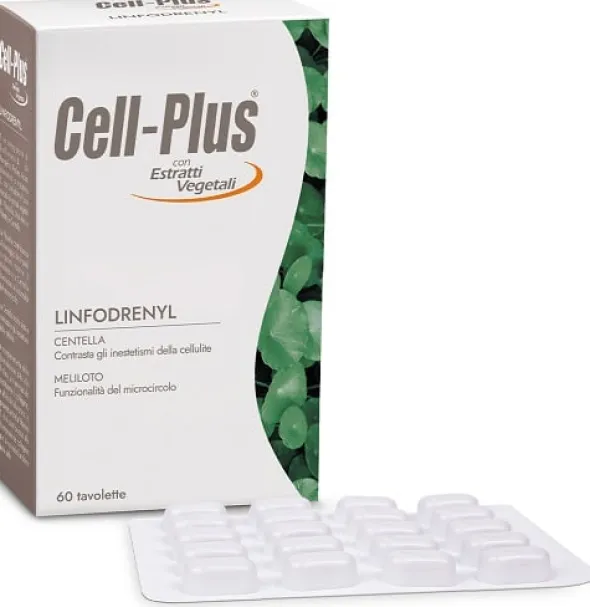 Integratore Cell-Plus Linfodrenyl drenante, 60 tavolette