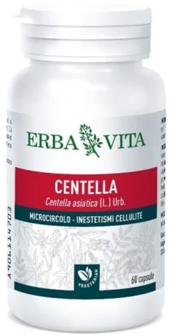 Integratore Centella Asiatica Erba Vita 60 capsule 450mg