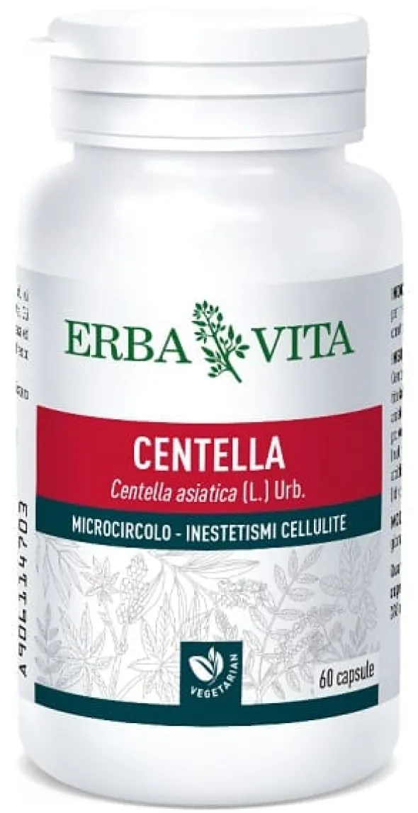 Integratore Centella Asiatica Erba Vita 60 capsule 450mg