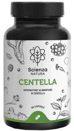 Integratore Centella SN per microcircolo e cellulite, 60cps
