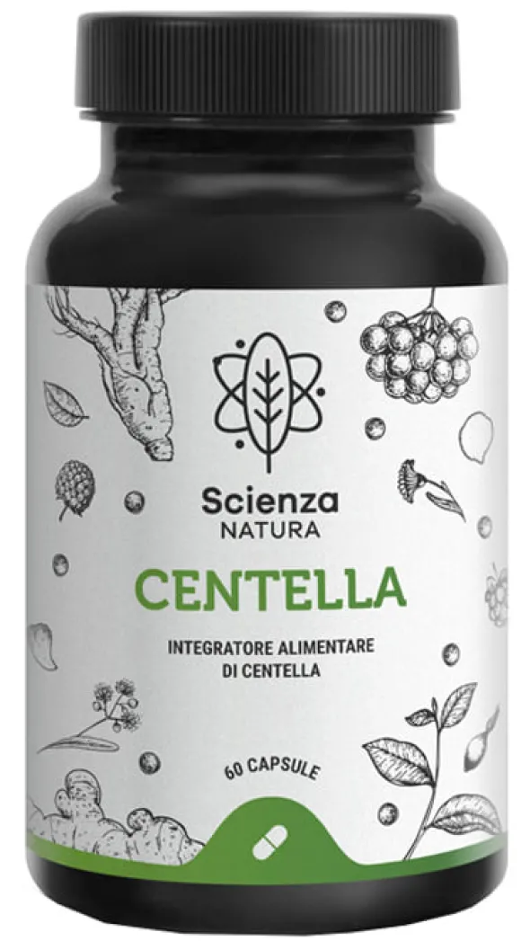 Integratore Centella SN per microcircolo e cellulite, 60cps