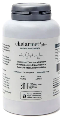 Integratore Chelarmet Plus antioxidante e immunitario, 150cpr