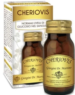 Integratore Cheriovis per glicemia e metabolismo, 100 pastiglie
