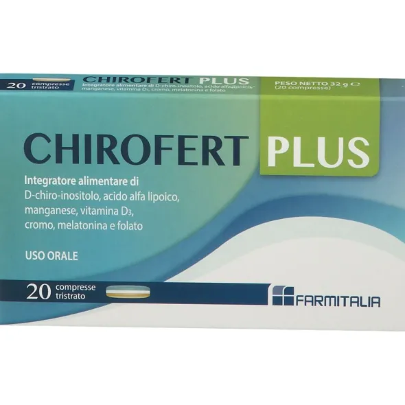 Integratore Chirofert Plus tristrato, 20 compresse