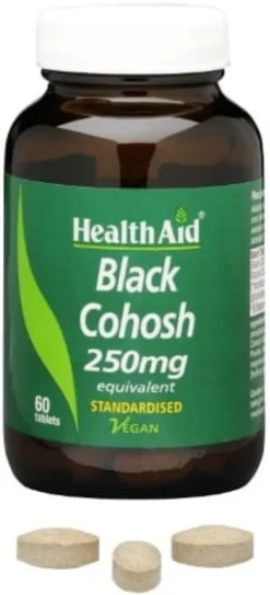 Integratore Cimicifuga Black Cohosh per la menopausa, 60 cpr
