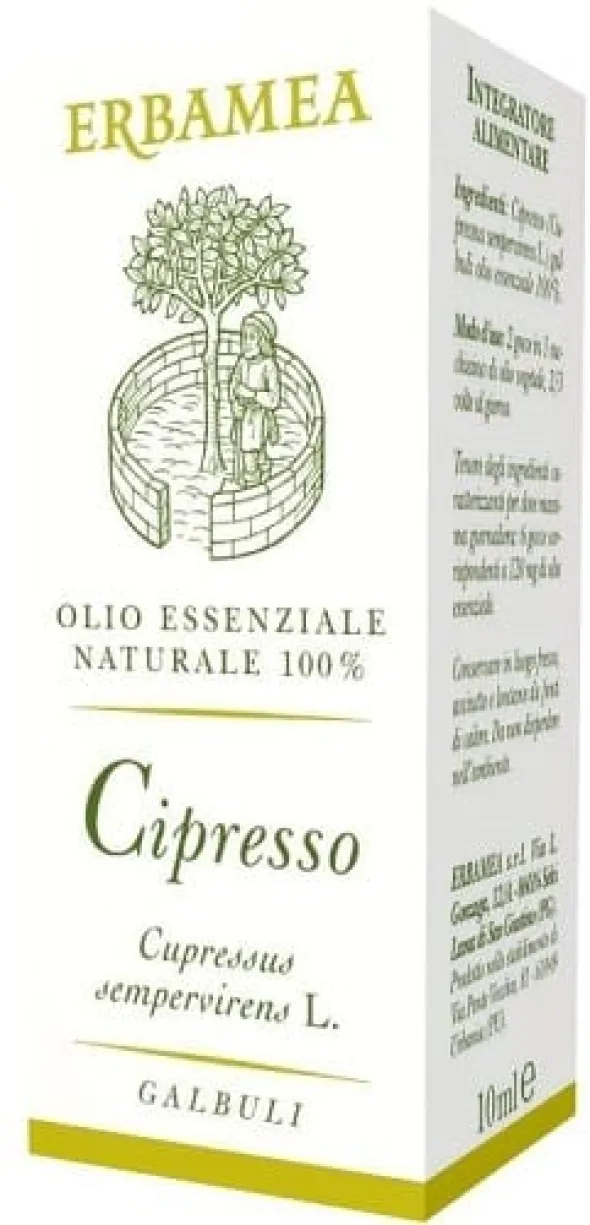 Integratore Cipresso olio essenziale 100%, 10ml