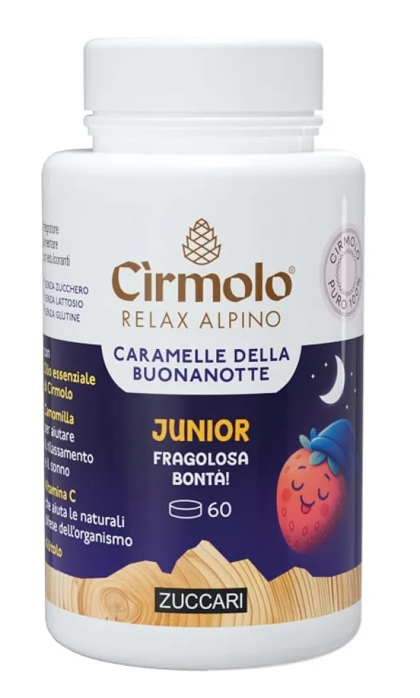Integratore Cirmolo Caramelle Junior Buonanotte, 60 caramelle