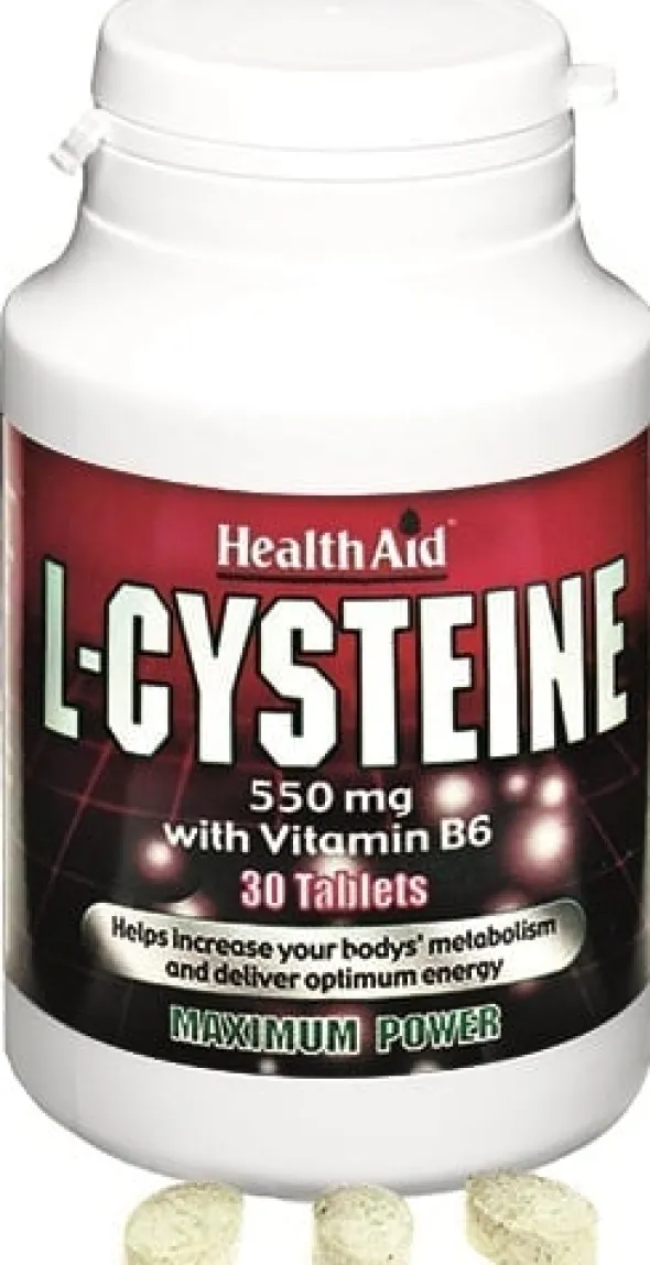 Integratore Cisteina 550mg con Vitamina B6, 30 compresse
