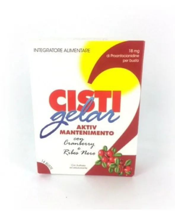 Integratore Cistigelar Aktiv 2 per vie urinarie, 14 bustine