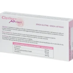 Integratore Cistiset Advance vie urinarie, 15 compresse