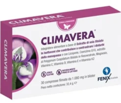 Integratore Climavera per la menopausa, 30 compresse