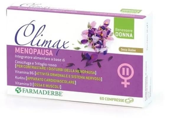 Integratore Climax Menopausa con vitamina B6, 60 compresse