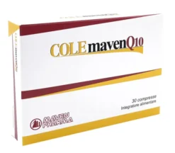 Integratore Colemaven Q10 con riso rosso fermentato, 30cpr