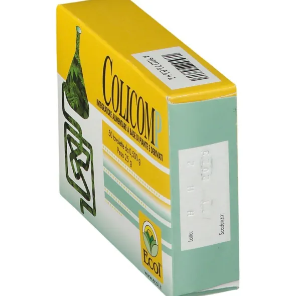 Integratore Colicomp per il benessere intestinale, 50 tavolette