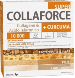 Integratore Collaforce Super +Curc collagene, 20 bustine