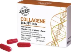 Integratore Collagene Beauty Sun con carotenoidi, 30 capsule