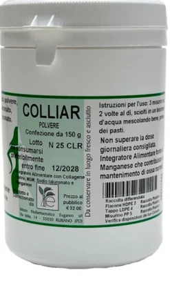 Integratore Colliar polvere con collagene marino, 150g