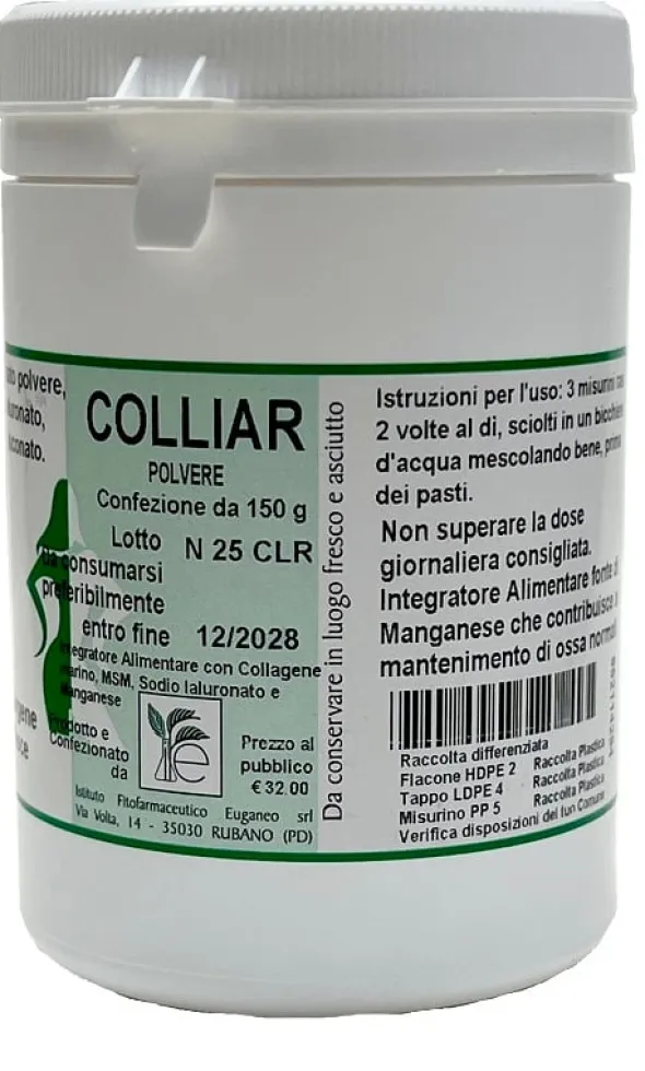 Integratore Colliar polvere con collagene marino, 150g