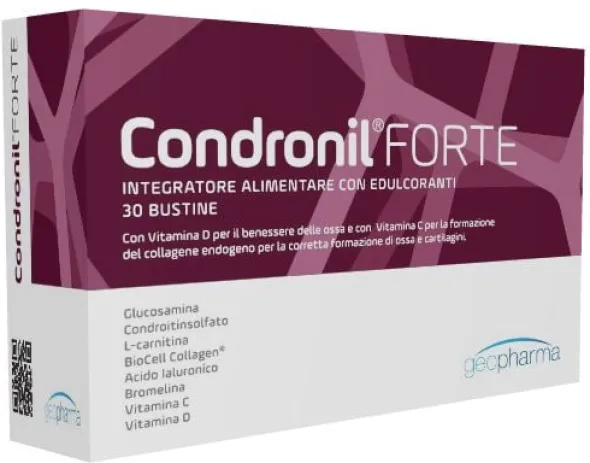 Integratore Condronil Forte Geopharma cartilagini, 30 bustine