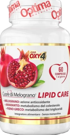 Integratore Cuore di Melograno Lipid Care, 60 compresse