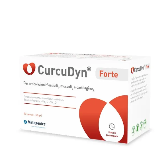 Integratore Curcudyn Forte con Curcumina, 90 capsule