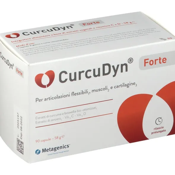 Integratore Curcudyn Forte con Curcumina, 90 capsule