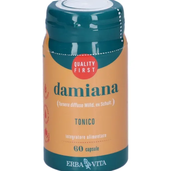 Integratore Damiana 60 capsule, azione tonica