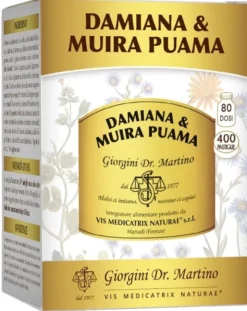 Integratore Damiana & Muira Puama tonico, 400 pastiglie