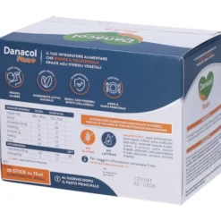 Integratore Danacol Plus+ colesterolo, 30 stickgel