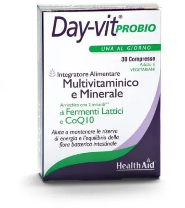 Integratore Day Vit Probio con fermenti lattici, 30 compresse