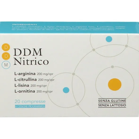 Integratore DDM Nitrico per benessere circolatorio, 20 compresse