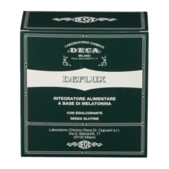 Integratore Deflux a base di melatonina, 20 bustine 4g