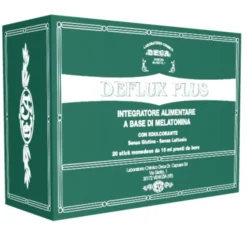 Integratore Deflux Plus con alginato e melatonina, 20 stick