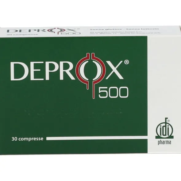 Integratore Deprox 500 per il benessere prostatico, 30 compresse
