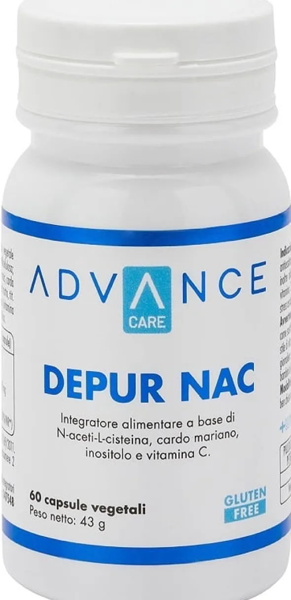 Integratore Depur NAC con cardo mariano e vitamina C, 60cps