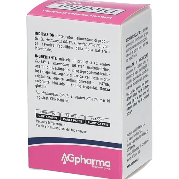 Integratore Dicoflor Elle probiotici, 28 capsule