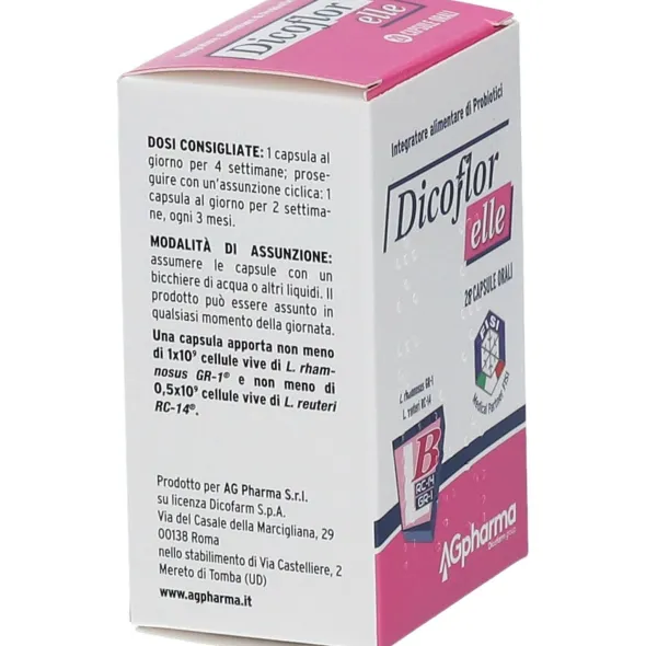 Integratore Dicoflor Elle probiotici, 28 capsule